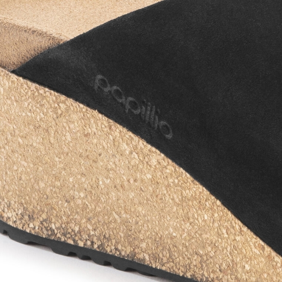 Birkenstock Papillio Namica, Black Suede, Women's Size EU 42 / US 11 - Picture 7 of 10